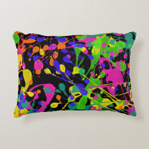 Cojín Decorativo Luces nocturnas Paint Splatter