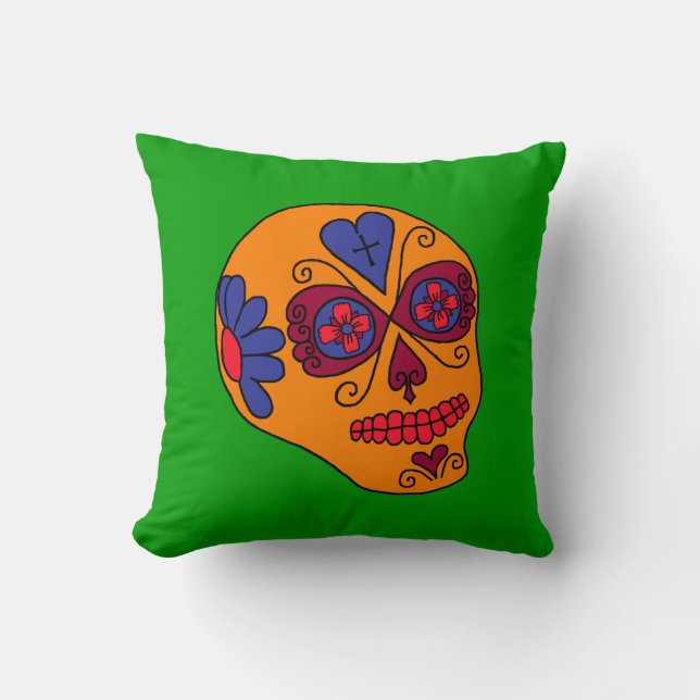 Cojín Decorativo Lucha libre de azúcar (Anverso)