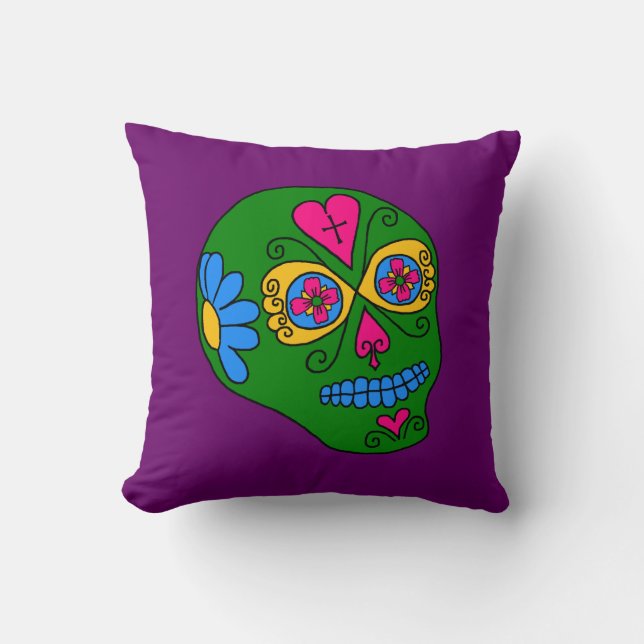 Cojín Decorativo Lucha libre de azúcar (Anverso)