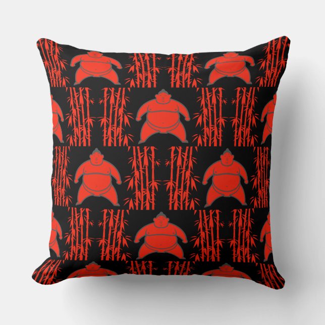 Cojín Decorativo Luchador de Sumo (Anverso)