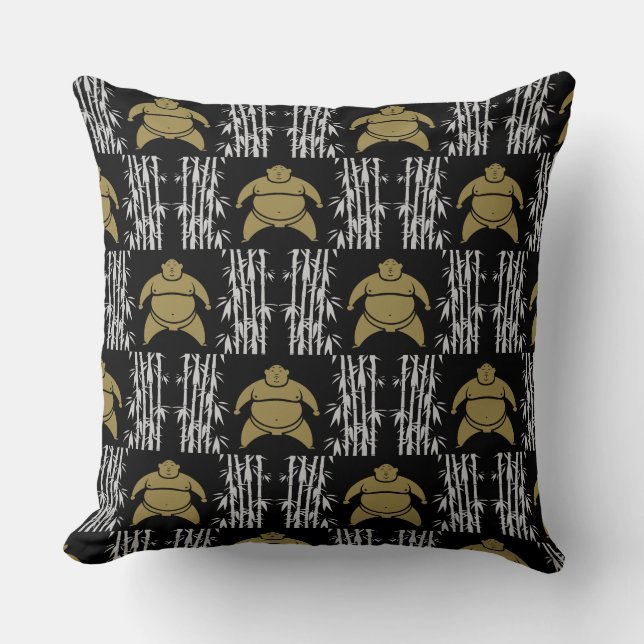 Cojín Decorativo Luchador de Sumo (Anverso)