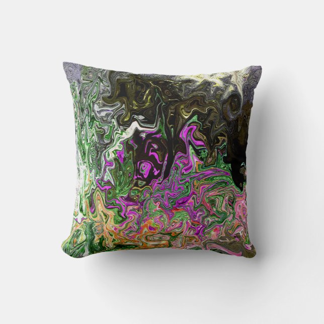 Cojín Decorativo Luchando. (Anverso)