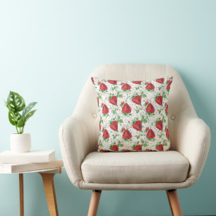 Cojín Decorativo Lucious Summer Strawberry Pattern