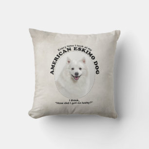 Cojín Decorativo Lucky American Eskimo Dog