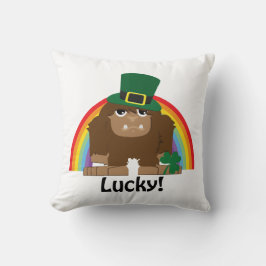 Cojín Decorativo Lucky Bigfoot Leprechaun
