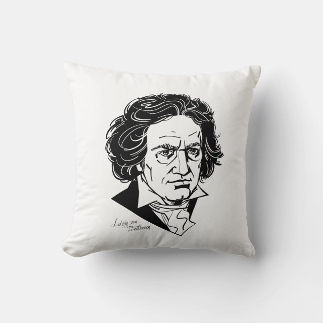 Cojín Decorativo Ludwig van Beethoven (Anverso)