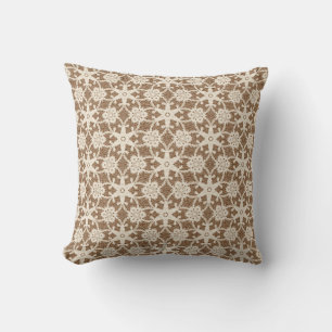 Cojín Decorativo Lugar antiguo - crema y marrón