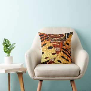 Cojín Decorativo Lugar de guepardo afrocentrico