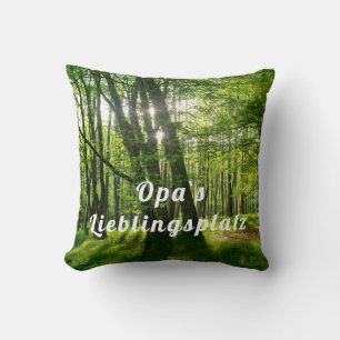 Cojín Decorativo lugar favorito en el bosque