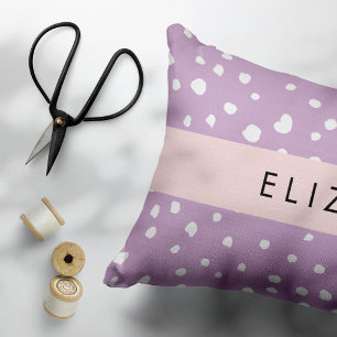 Cojín Decorativo Lugares de Dalmacia Lilac, puntos de Dalmacia, tu