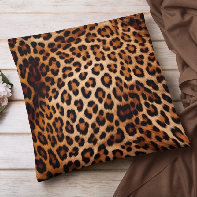 Cojín Decorativo Lugares de piel de leopardo real (Subido por el creador)