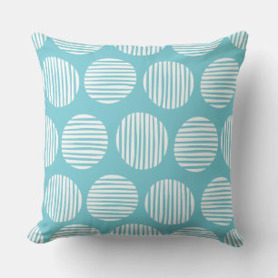 Cojín Decorativo Lugares en lata 190917 - Blanco sobre el azul del 