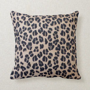 Cojín decorativo lujoso 16" del estampado leopard