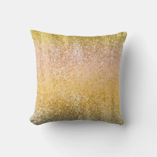 Cojín Decorativo Lujoso purpurina falso oro ombre lentejuela elegan