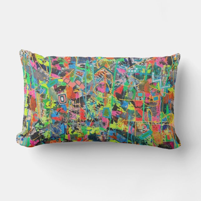 Cojín decorativo Lumbar Al Aire Libre Shindig (Anverso)