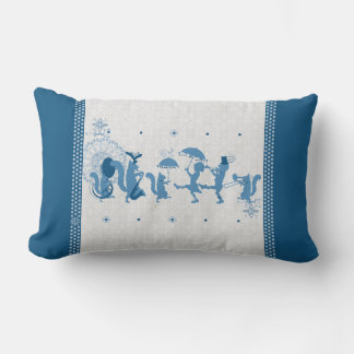 Cojín decorativo Lumbar Azul Rhapsody