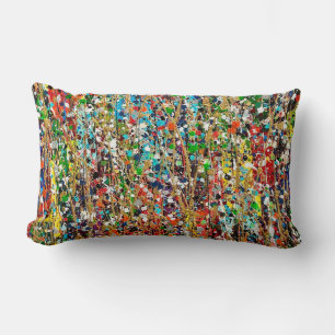 Cojín decorativo Lumbar de Algodón de Sawgrass