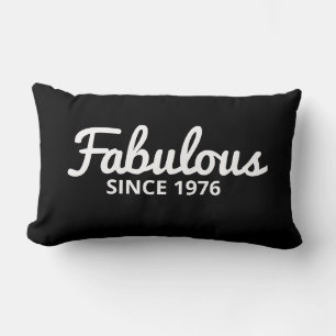 Cojín decorativo Lumbar de Año de Nacimiento Perso