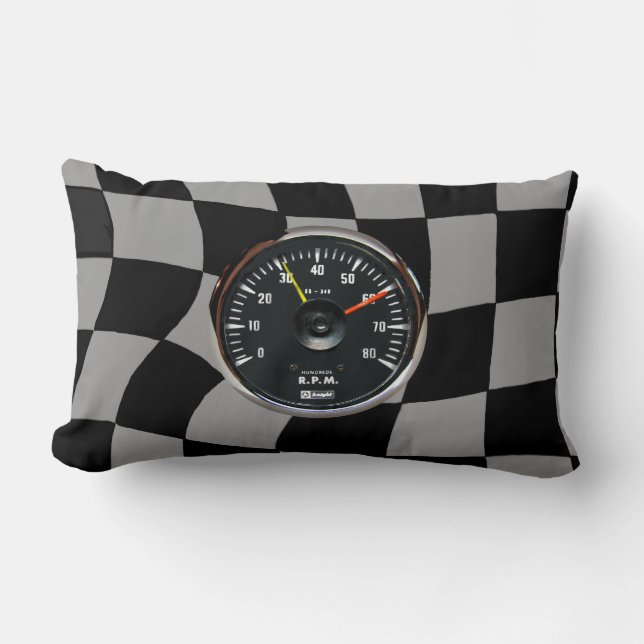 Cojín decorativo lumbar del tacómetro automático a (Anverso)