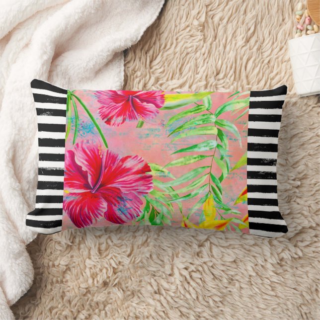 Cojín decorativo Lumbar Flower de Hibiscus (Manta)