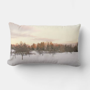 Cojín decorativo LUMBAR "PAISAJE INVIERNO MUTADO"