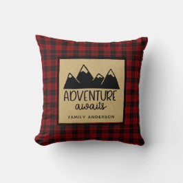 Cojín Decorativo Lumberjack Adventure espera la decoración personal