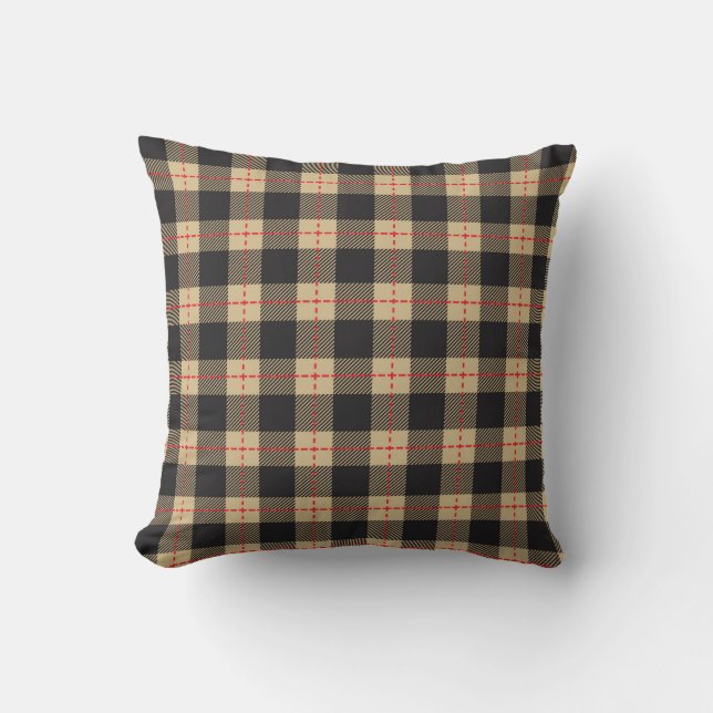 Cojín Decorativo Lumberjack plaid (Anverso)