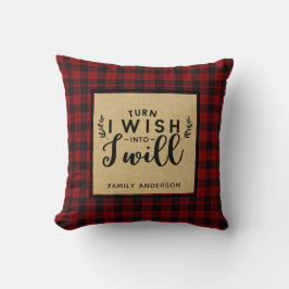 Cojín Decorativo Lumberjack QUOTE Gira En El Que Quiero Que Me Pong