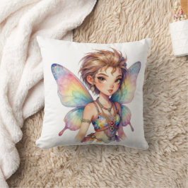 Cojín Decorativo Luminous Rainbow Guardian fairy