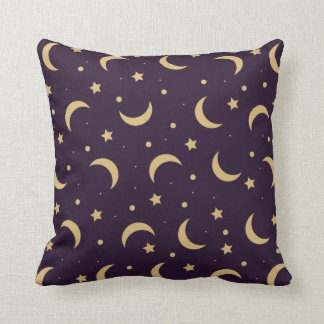 Cojín Decorativo luna con cielo nocturno