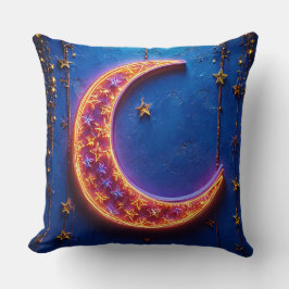 Cojín Decorativo Luna creciente brillante