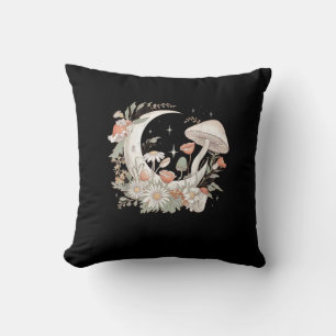 Cojín Decorativo Luna estética Goblincore y Cottagecore Hongo