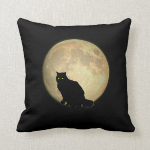 Cojín Decorativo Luna Llena tres felinos