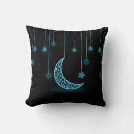 Cojín Decorativo Luna y estrellas colgantes