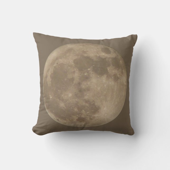 Cojín decorativo lunar almohada llena Luna Regalos (Anverso)