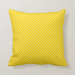 Cojín Decorativo Lunar amarillo limón