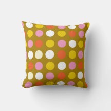 Lunares de colores brillantes. Amarillo, rosa, bla
