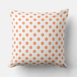 Cojín Decorativo Lunares de naranja mandarina círculos