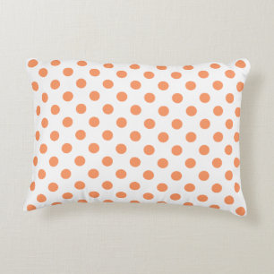 Cojín Decorativo Lunares de naranja mandarina círculos