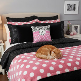 Cojín Decorativo Lunares femeninos y estampado de animales con mono
