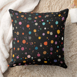 Cojín Decorativo Lunares Multicolores Brillantes