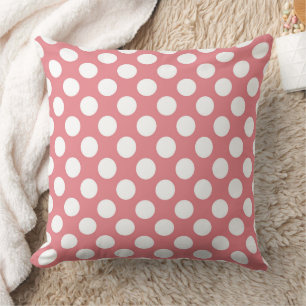 Cojín Decorativo Lunares rosados modernos