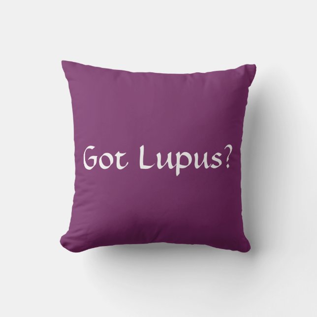 Cojín Decorativo ¿Lupus conseguido? (Anverso)