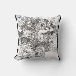 Cojín Decorativo Lusaka Zambia City Map