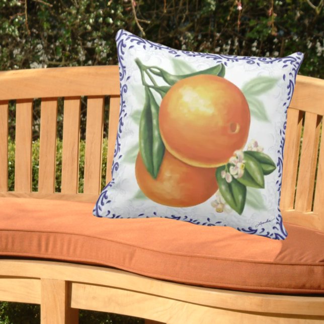 Cojín Decorativo Luscious Oranges Toile Pillow (Subido por el creador)