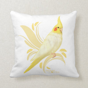 Cojín Decorativo Lutino Cockatiel