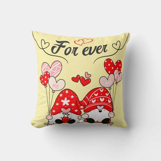 Cojín Decorativo Lutins Amoureux For Ever 1 message d'amour version (Anverso)