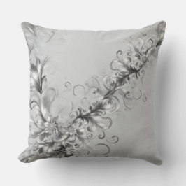 Cojín Decorativo Luxe Silver Embellished Throw Pillow