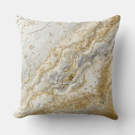 Cojín Decorativo Luxury, Elegant, Modern Gold Grey Pattern