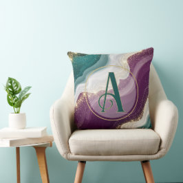 Cojín Decorativo Luxury Gold Glitter Marble Pattern